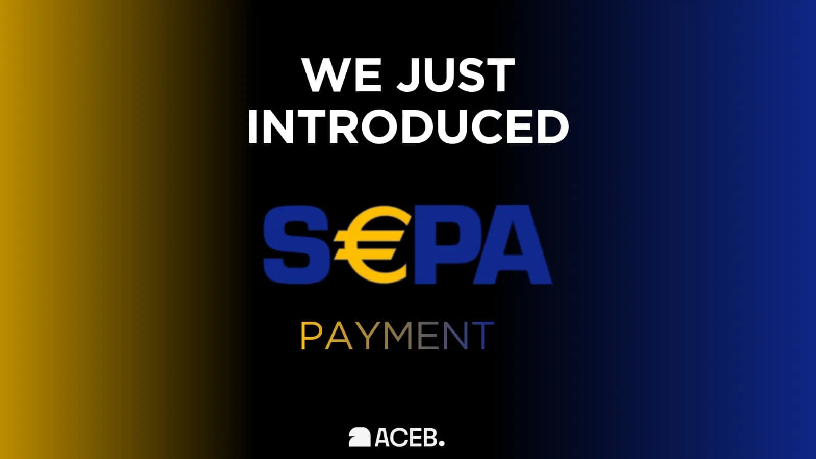 ACEB announces SEPA payment option for digital gift cards